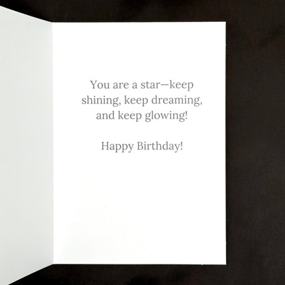 Personalized Zodiac Birthday Card 5x7