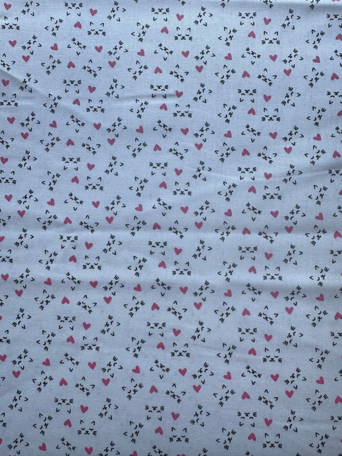 Kitty Love Fabric 1 1/4 Yard
