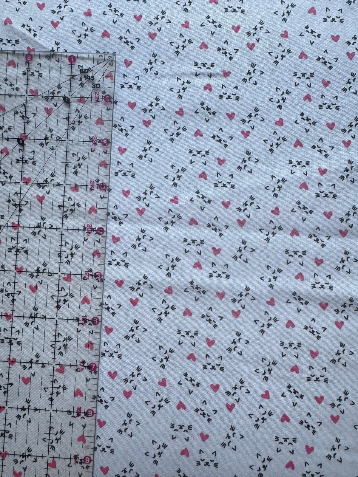 Kitty Love Fabric 1 1/4 Yard
