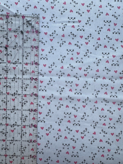Kitty Love Fabric 1 1/4 Yard