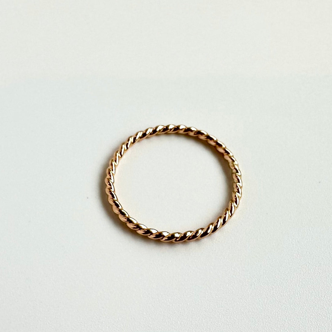 Gold Filled Spiral Stacking Ring