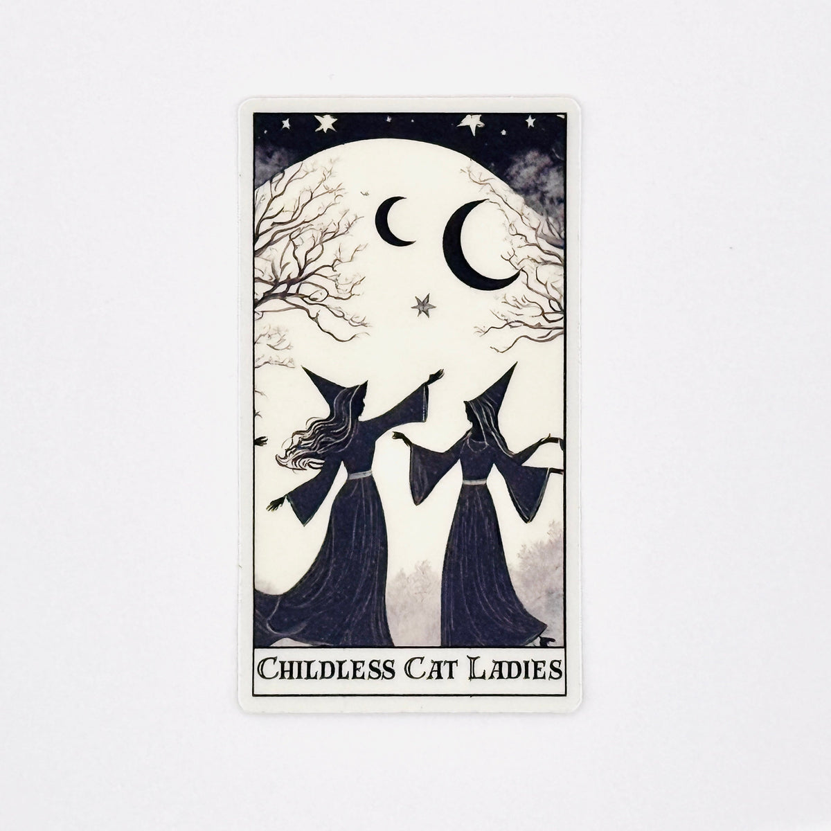 Childless Cat Ladies 3" Tarot Vinyl Matte Sticker