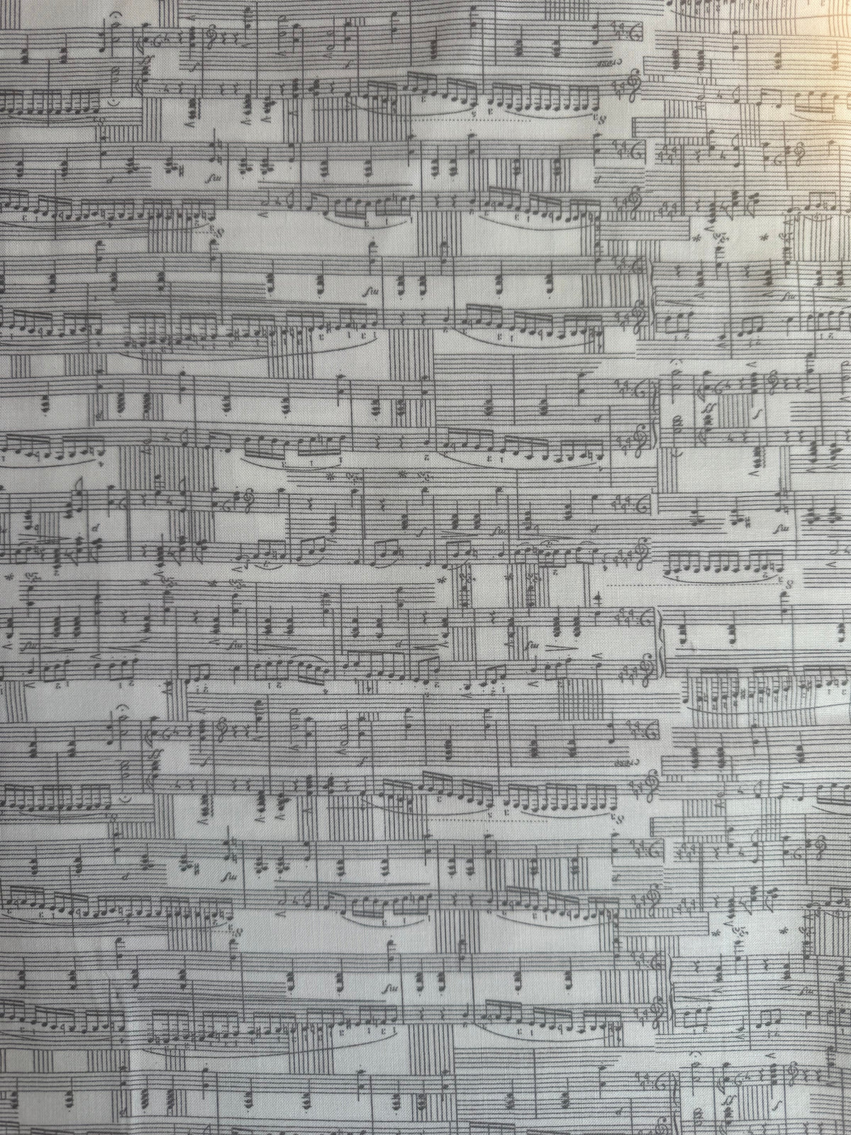 Moda Music Sheet Fabric 3/4 Yard