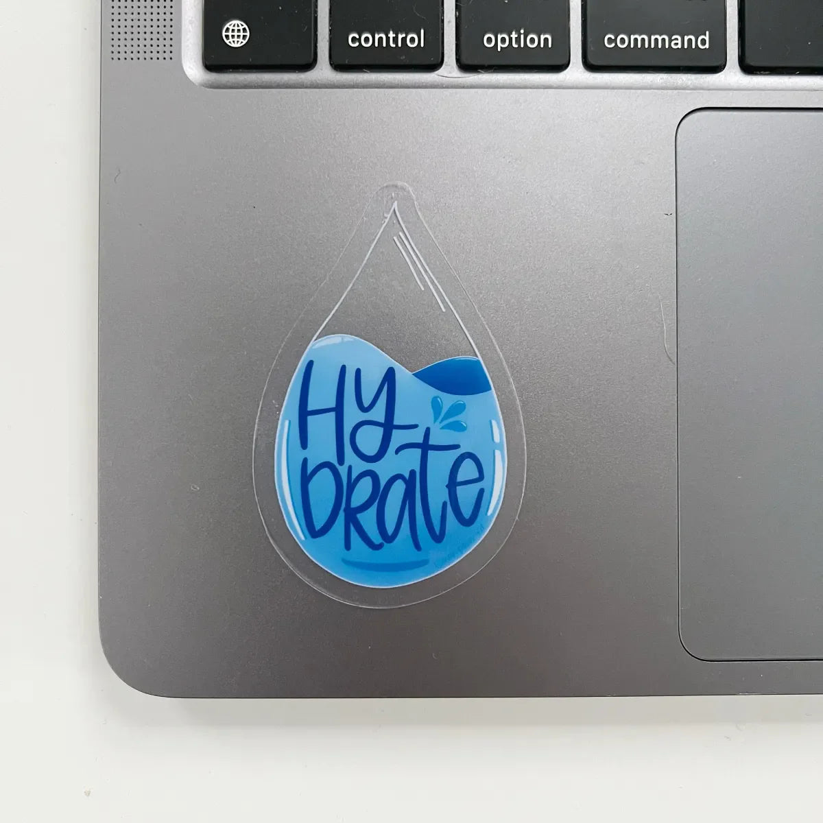 Hydrate clear sticker