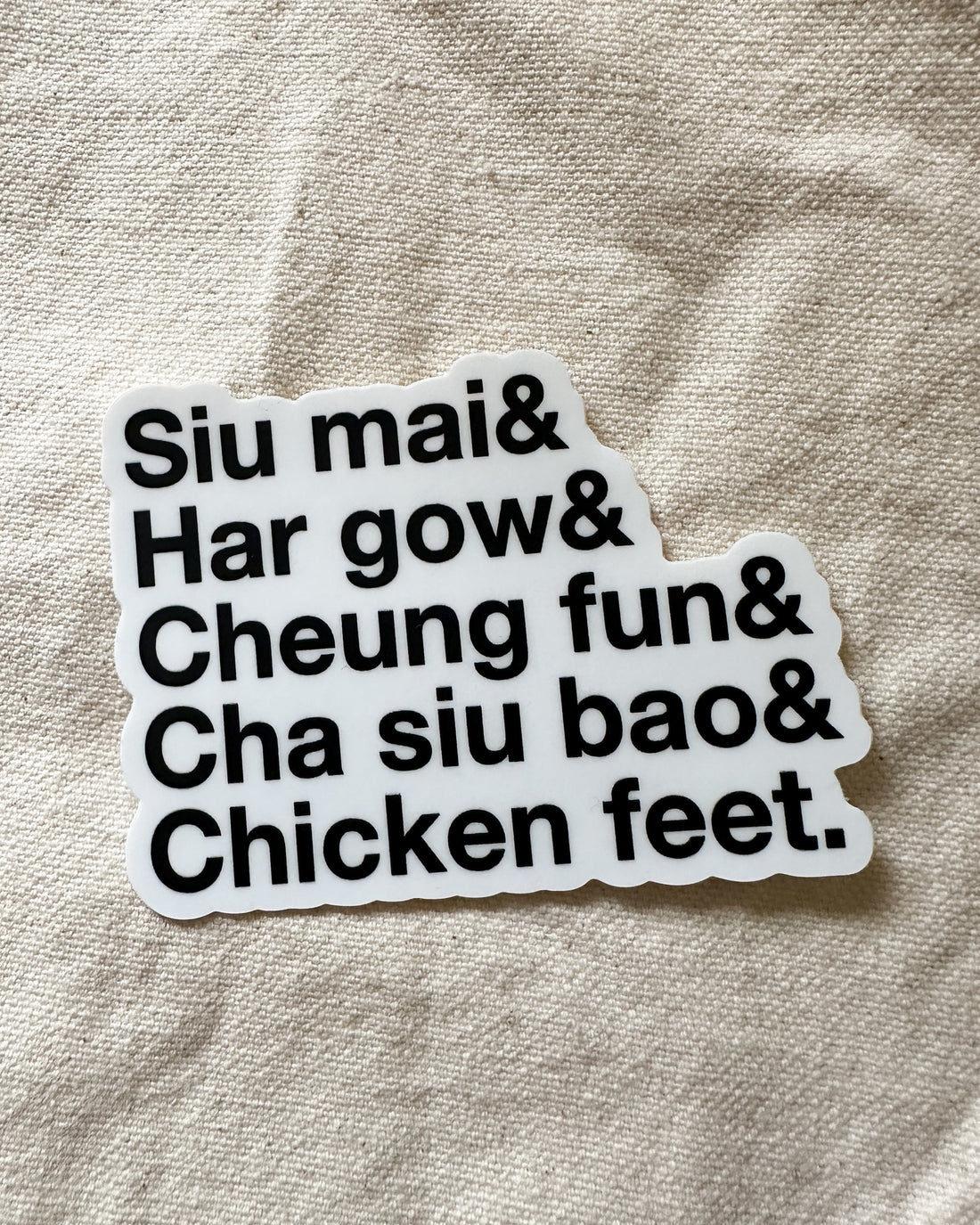 Dim Sum Ampersand Sticker (Matte)