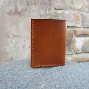Trifold Wallet with Six Card Pockets - Cowhide