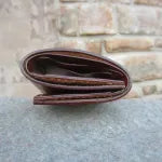 Trifold Wallet with Six Card Pockets - Cowhide