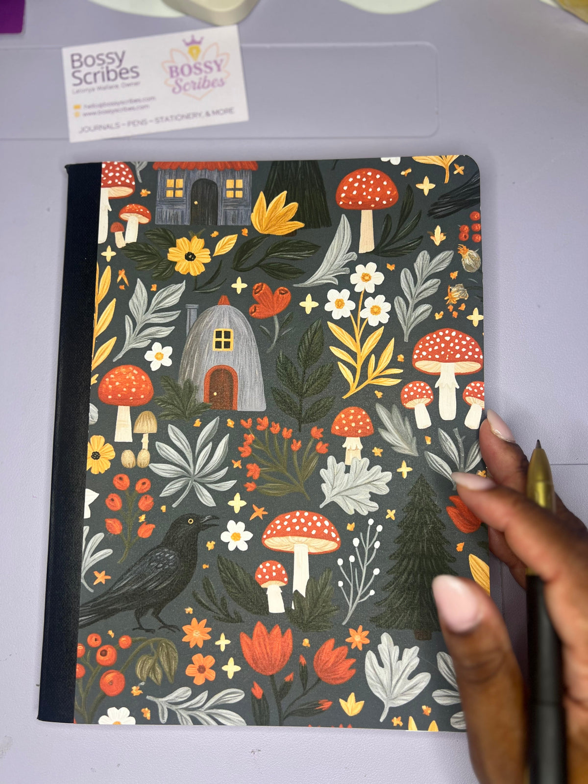Large Notebook 7.5" × 9.75" | Back to School Notebook | Bossy Scribes