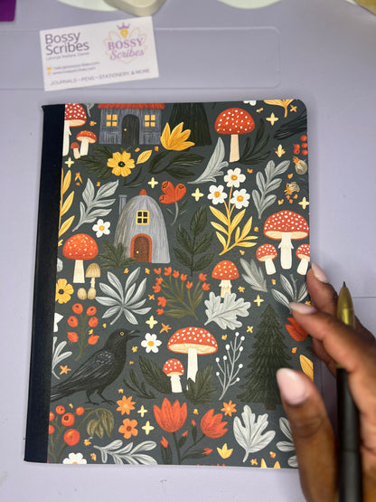 Large Notebook 7.5" × 9.75" | Back to School Notebook | Bossy Scribes