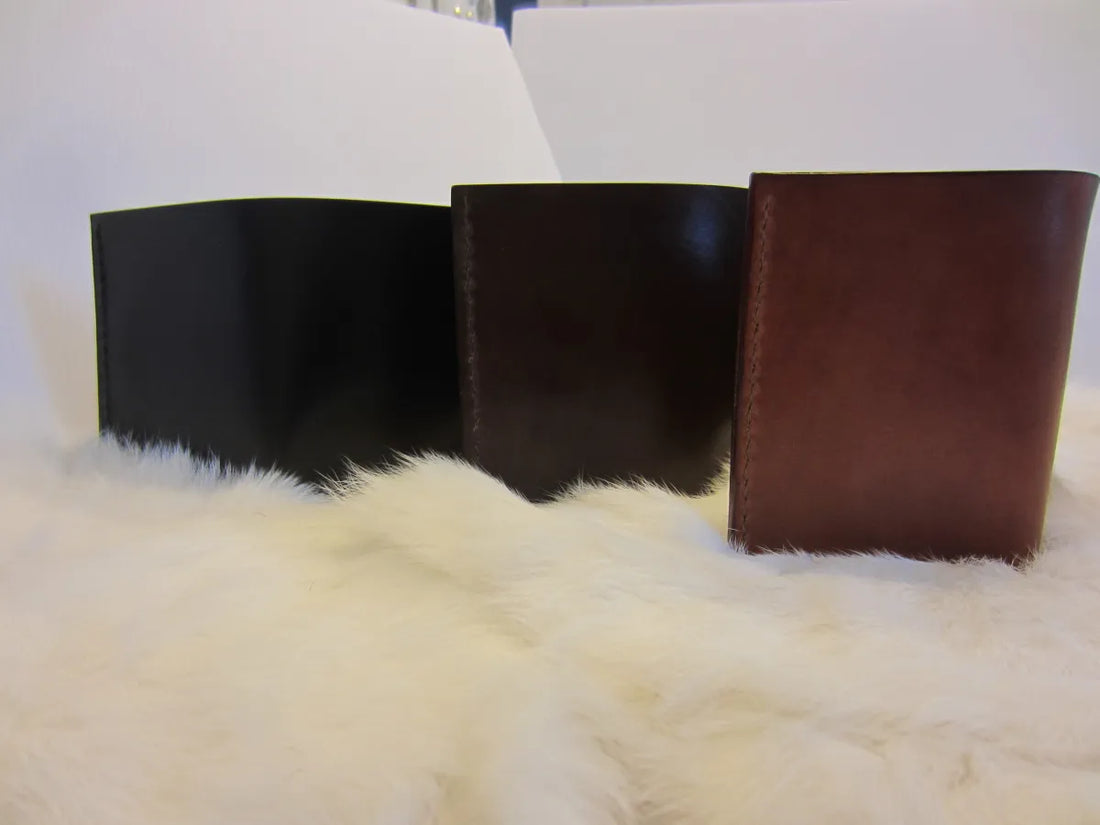 Trifold Wallet with Six Card Pockets - Cowhide