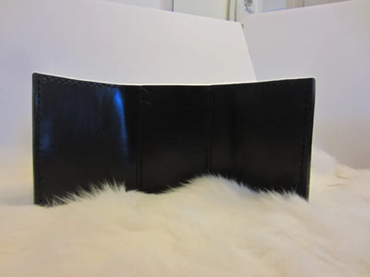 Trifold Wallet with Six Card Pockets - Cowhide