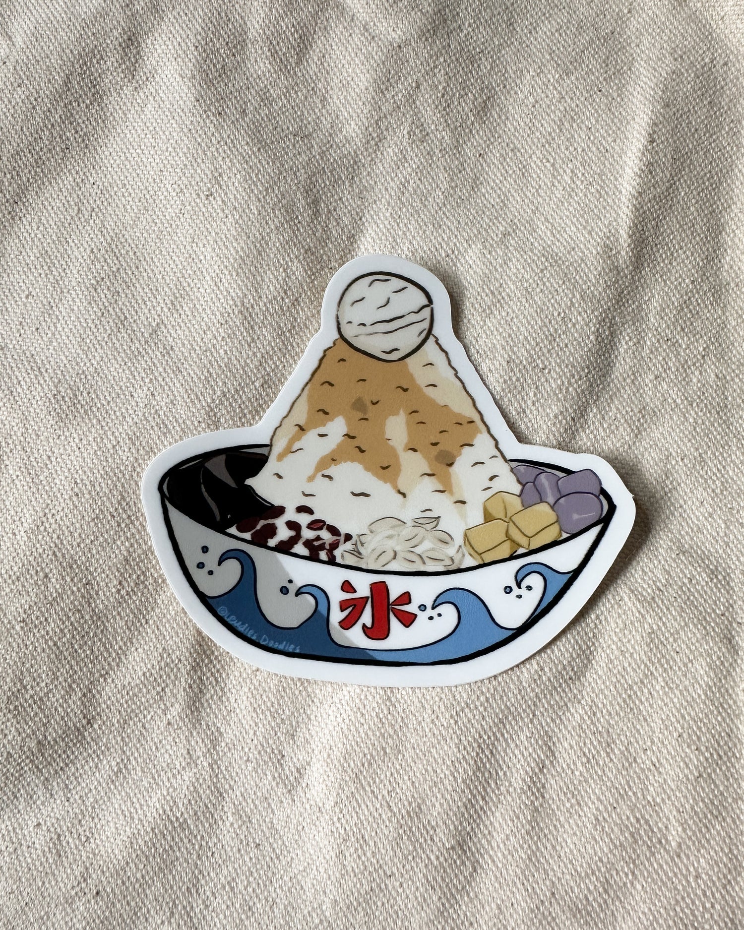 Taiwanese Shaved Ice 刨冰 Sticker (Matte)