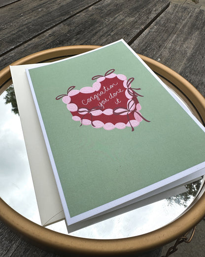 Congration You Done It Card (5x7")