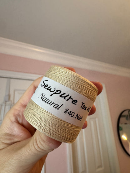 Sewpure™ Tex 40 300m Unmercerized Thread
