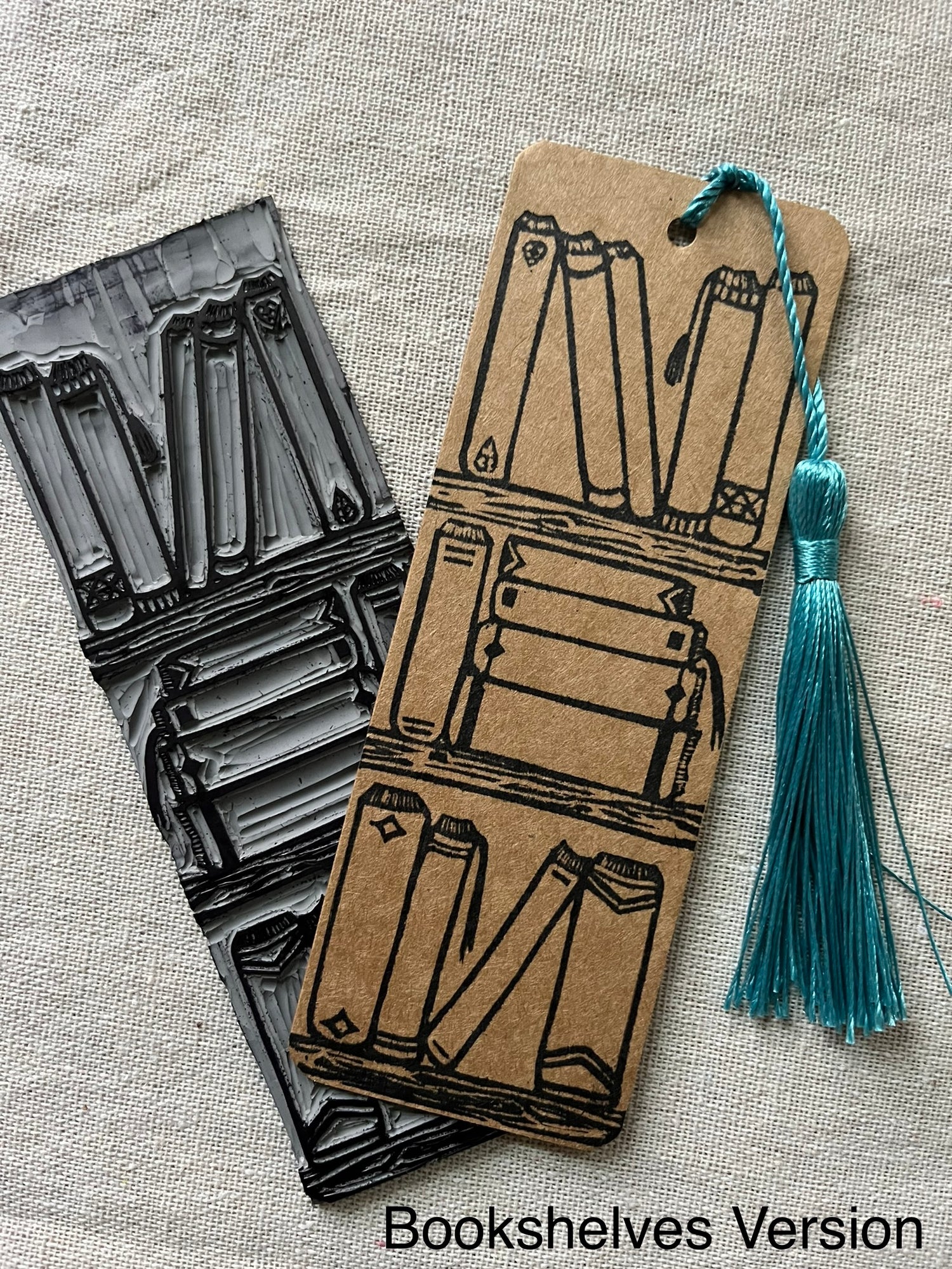 Fill-In Bookmark for The 14 Books Challenge (Bookshelves Version)
