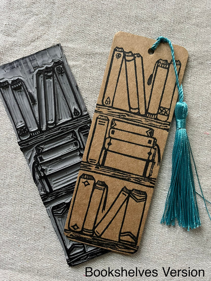 Fill-In Bookmark for The 14 Books Challenge (Bookshelves Version)
