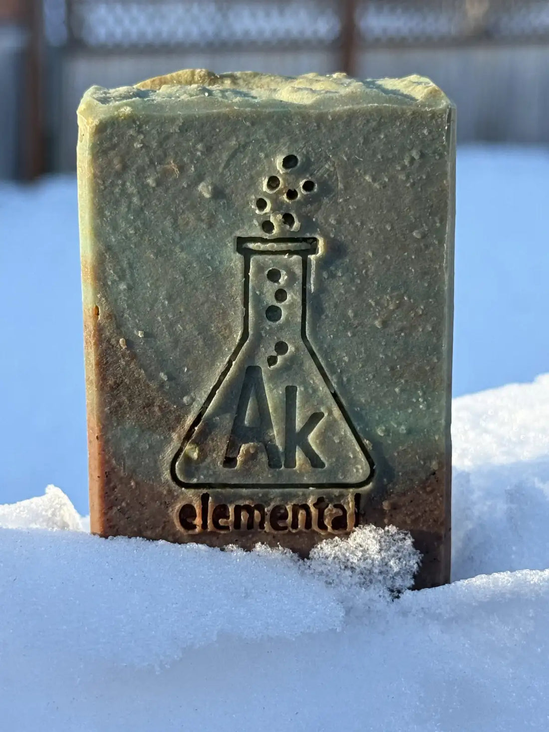 Handcrafted Soap with gentle exfoliation | "Arctic Meadow"