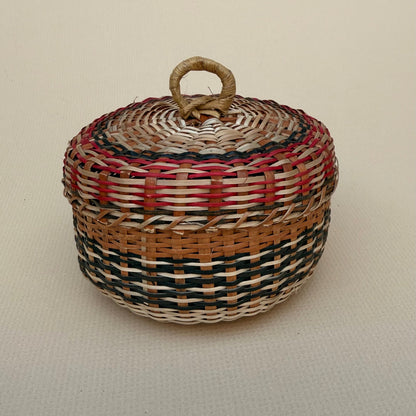 Small Kalinago Basket with Lid