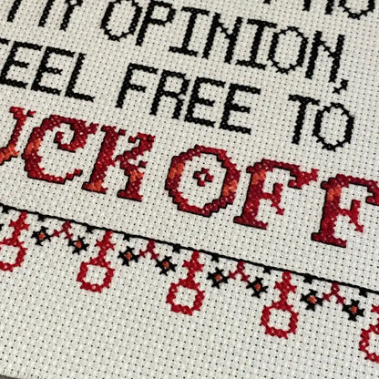 If you value my time cross stitch pattern