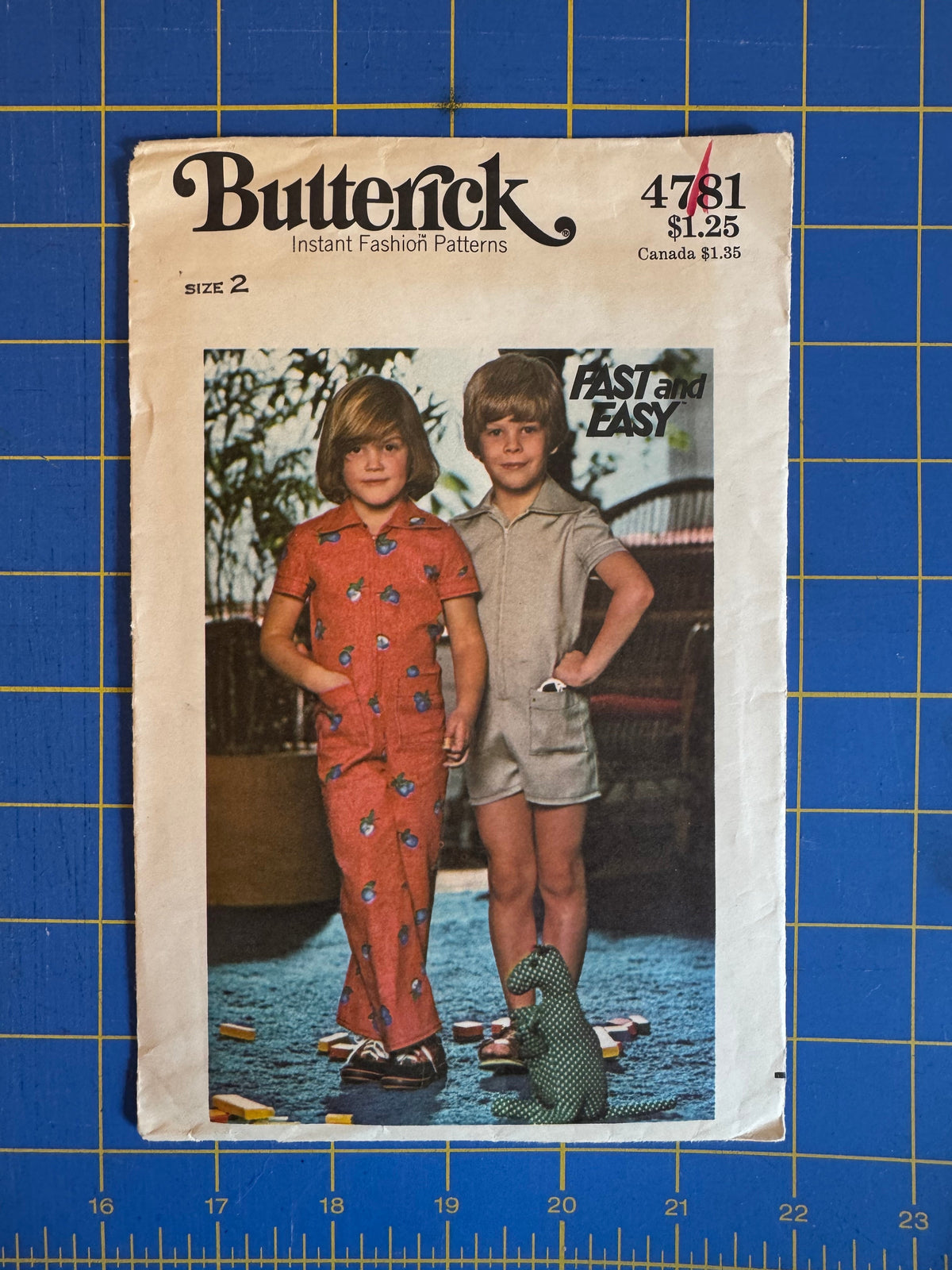Butterick 4781 Sewing Pattern