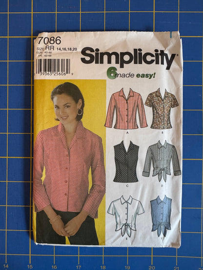 Simplicity 7086 Sewing Pattern