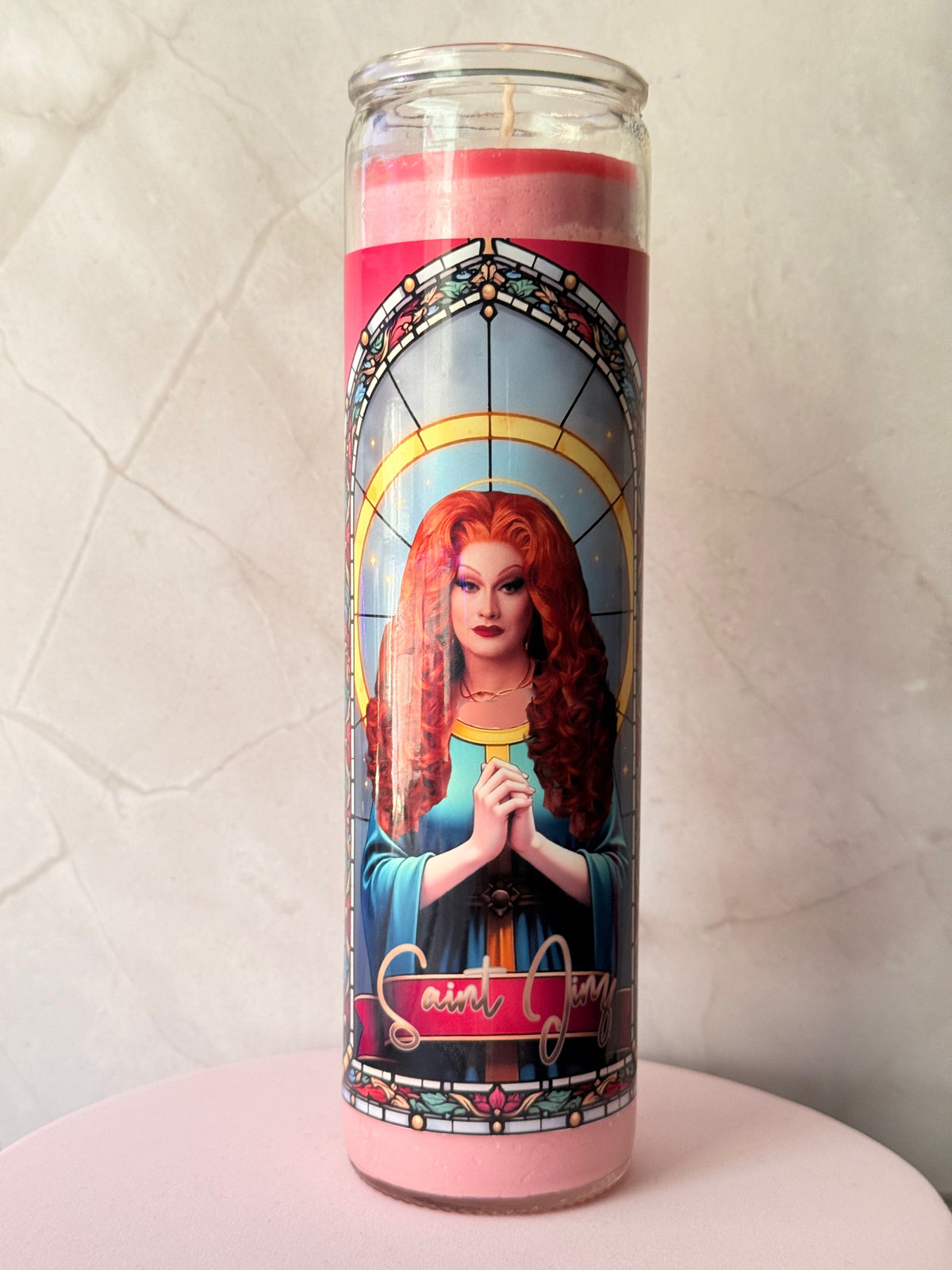 St. Jinx Prayer Candle- Trans-Drag Icon Jinx Monsoon
