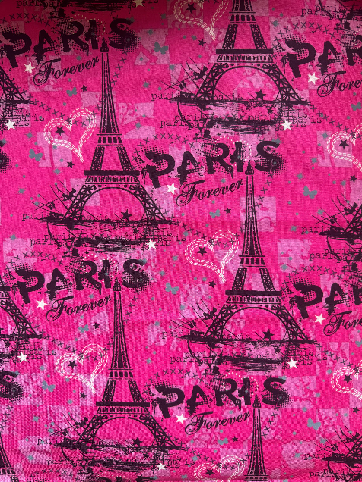Pink Paris Forever 1 Yard