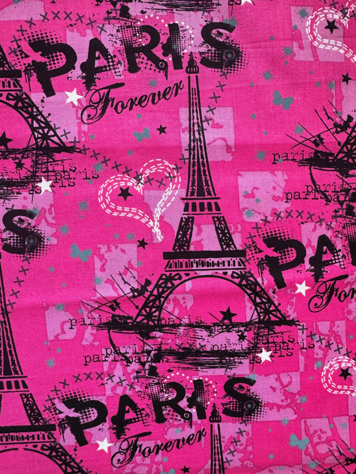 Pink Paris Forever 1 Yard