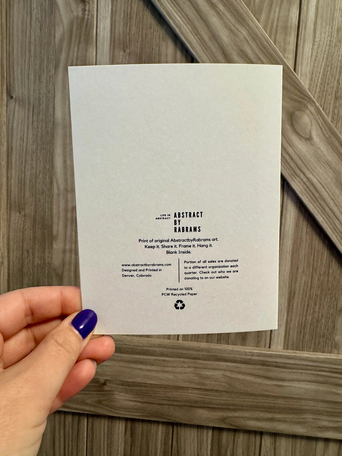 Thank You For Bringing Me Into the World Greeting Card - 4.25"x5.5", A2 - 100% PCW paper