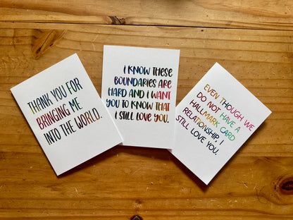 Thank You For Bringing Me Into the World Greeting Card - 4.25"x5.5", A2 - 100% PCW paper