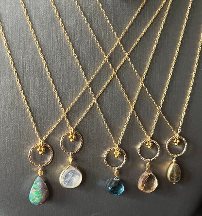 Moonstone Baby Drop Pendant