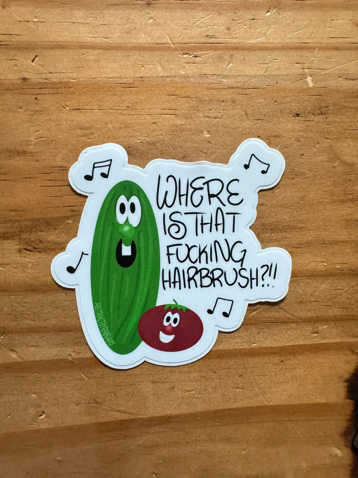 Veggie Tales inspired "Where is That F&
