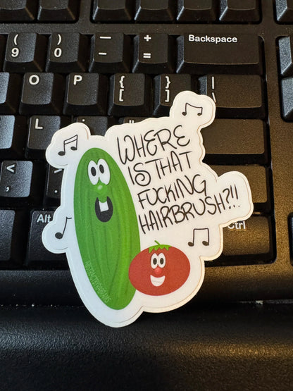 Veggie Tales inspired "Where is That F&
