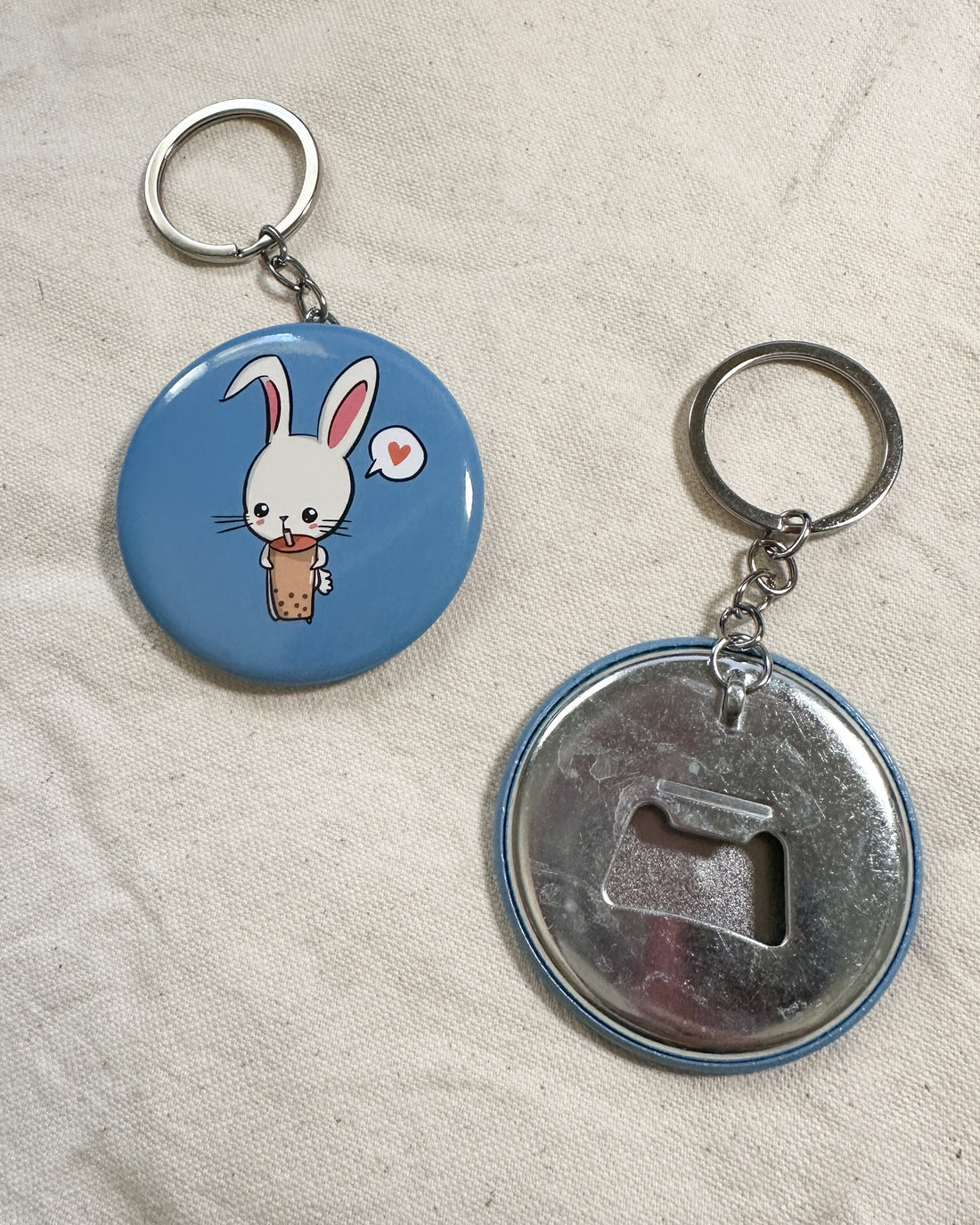 Boba Bunny Bottle Opener Keychain