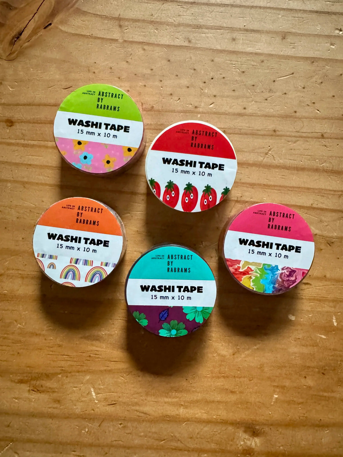 Rainbow Ducks Washi Tape