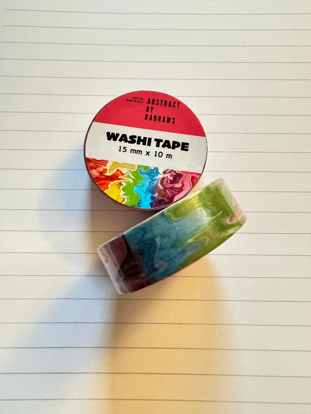 Abstract Rainbow Washi Tape