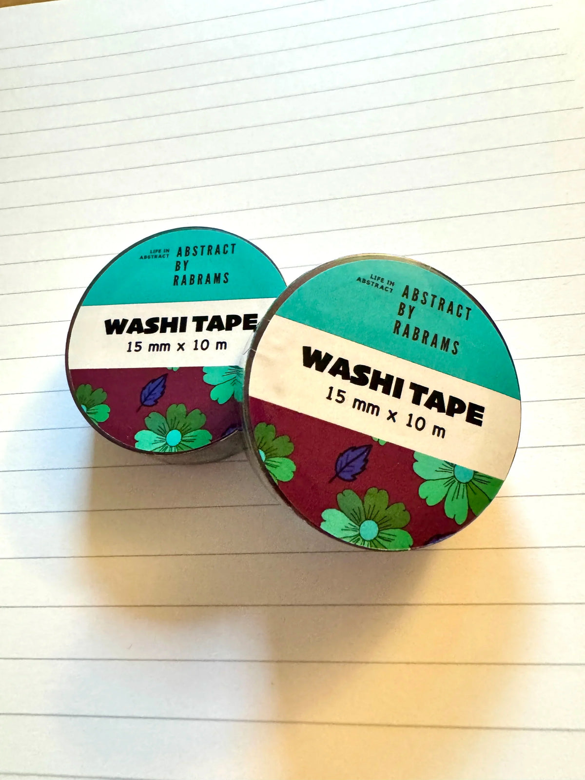 Flowers and Leaves Washi Tape