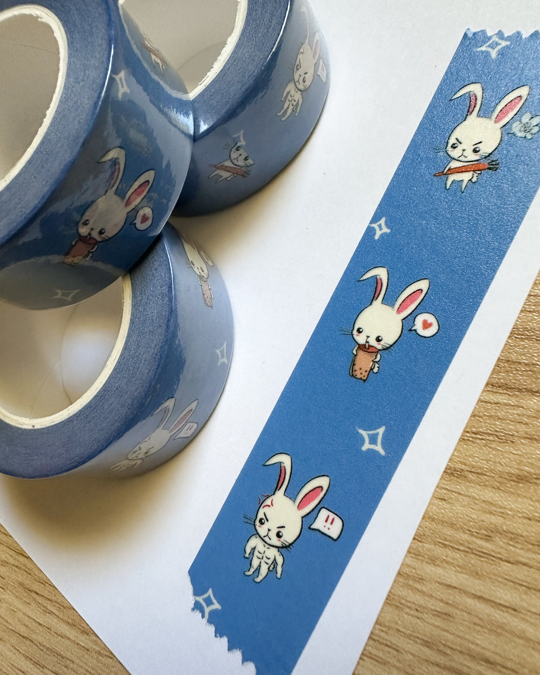 Bunny Trio Washi Tape (2.5cm x 10m)