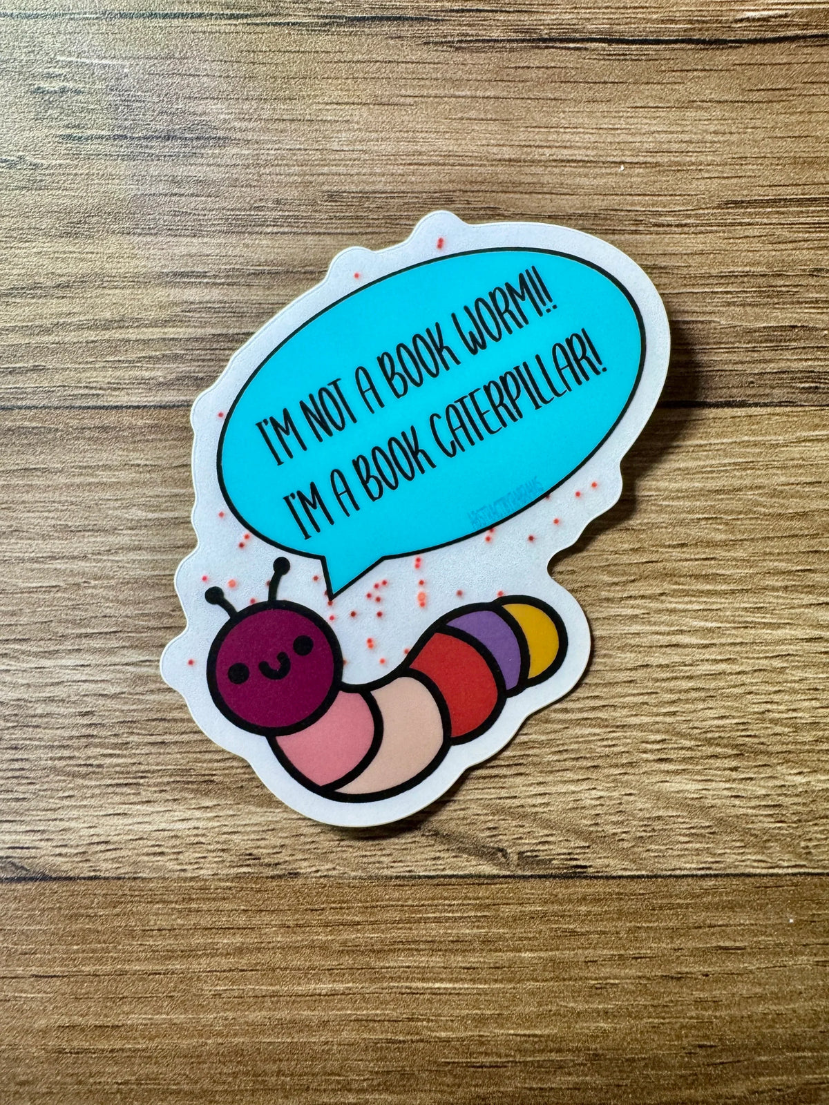 Hand Drawn Caterpillar "I&