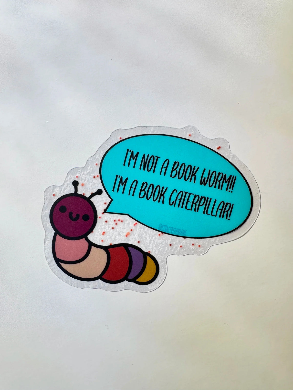 Hand Drawn Caterpillar "I&