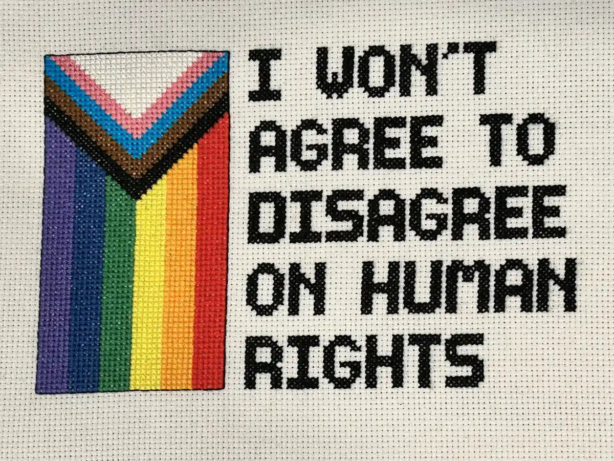 Human Rights Pride Cross Stitch Pattern - All Versions Bundle