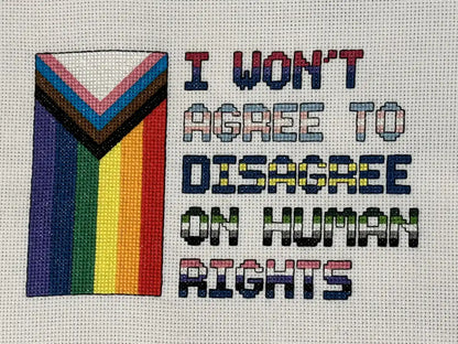 Human Rights Pride Cross Stitch Pattern - All Versions Bundle