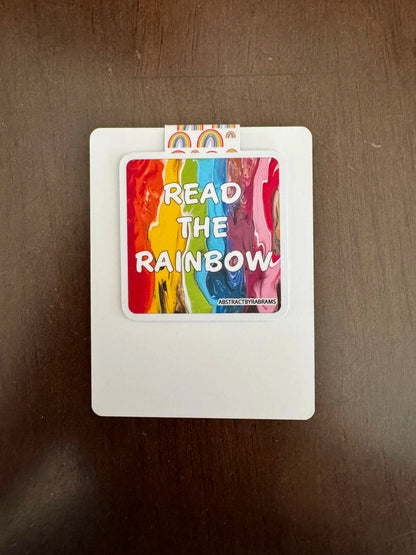 Read the Rainbow Magnetic Bookmark