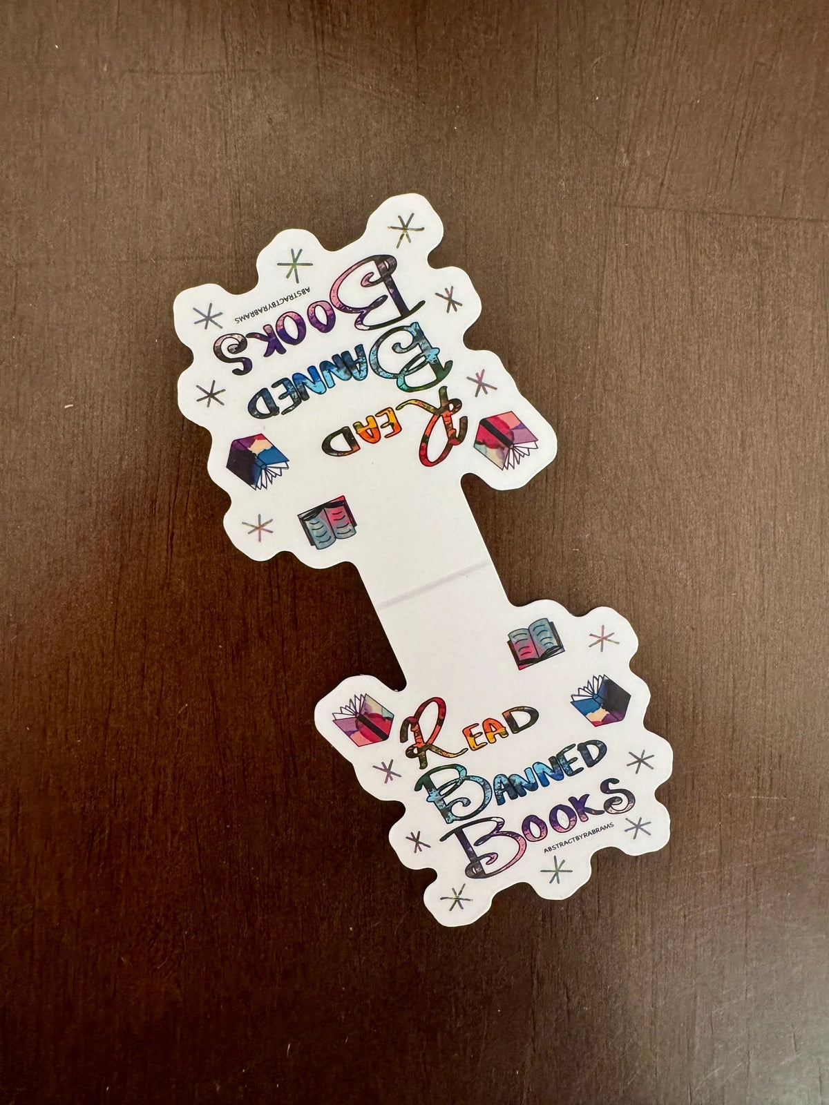 Read Banned Books Magnetic Bookmark – Bookish Protest Bookmark, 3"x2"