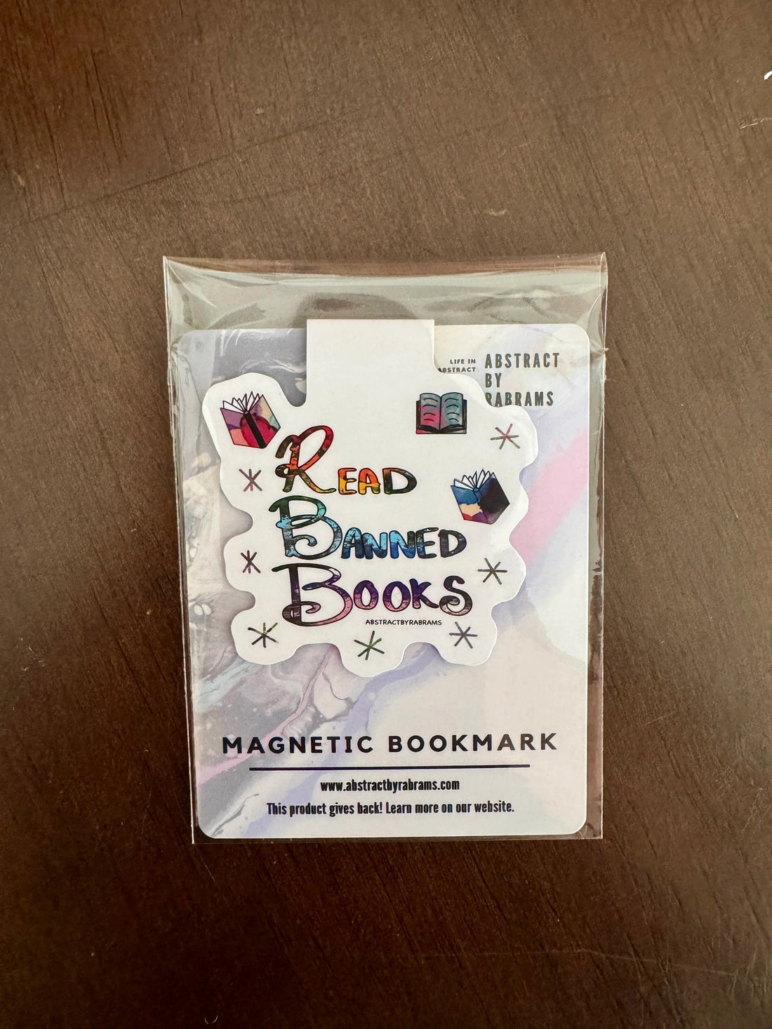 Read Banned Books Magnetic Bookmark – Bookish Protest Bookmark, 3"x2"