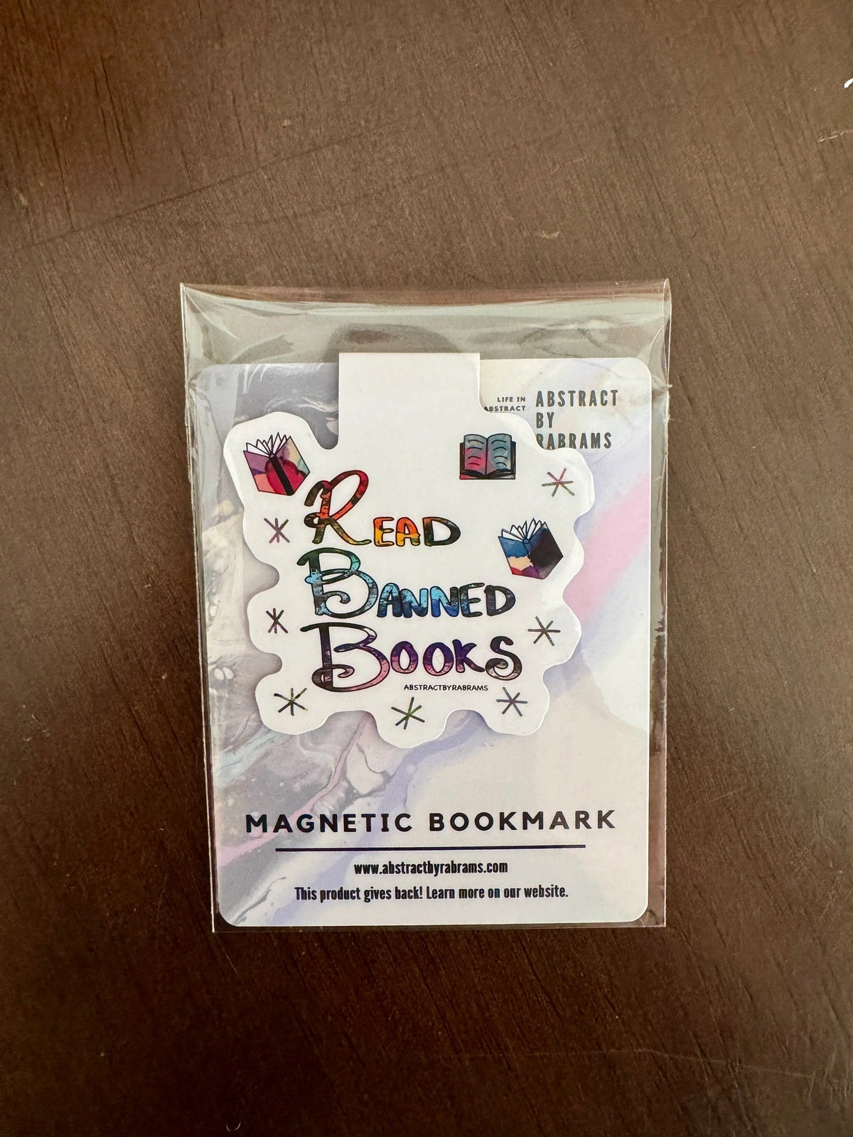Read Banned Books Magnetic Bookmark – Bookish Protest Bookmark, 3"x2"