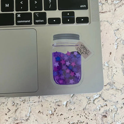 Wish Jar purple potion sticker