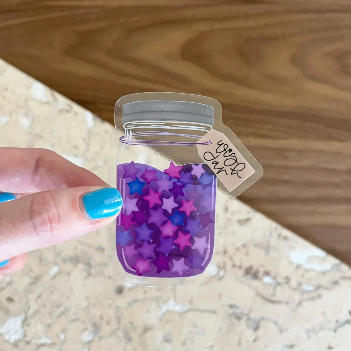 Wish Jar purple potion sticker