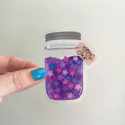 Wish Jar purple potion sticker