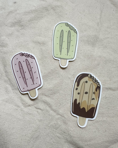 Brown Sugar Boba Popsicle Sticker (Matte)